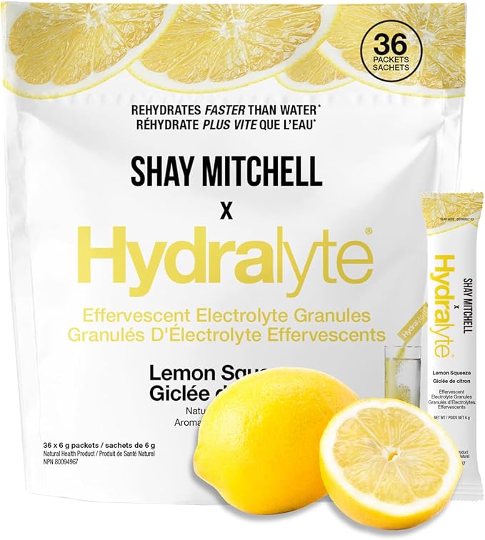 Hydralyte Tropical Variety Electrolyte Powder 30 Packets - Low Sugar Hydration Drink Mix