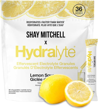 Hydralyte Tropical Variety Electrolyte Powder 30 Packets - Low Sugar Hydration Drink Mix