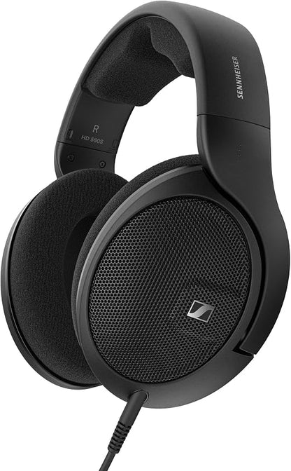 Sennheiser HD 560S Open-Back Audiophile Headphones – Neutral Reference Sound, 120 Ohm, Detachable Cable