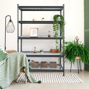 Heavy-Duty 5-Tier Metal Wire Storage Rack – 72" × 47" × 24" Garage Shelving Unit, 2200 lb Capacity | RS724724B