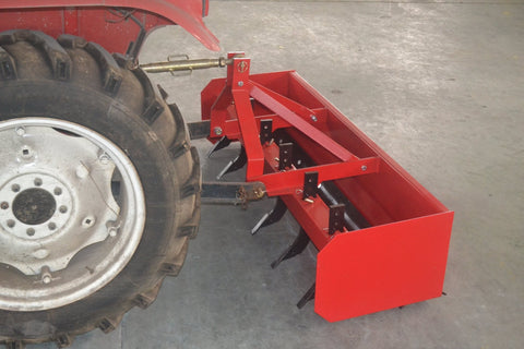 72″ Box Blade with Adjustable Rippers – 6 Shanks, Reversible Blade, Cat I Hitch Model CNJBB6 - with | Sold by Uncle Wiener's Wholesale