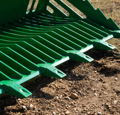 72" Heavy - Duty Rock Bucket with Teeth for John Deere Tractors – Model RTB1830 - SKID STEER ATTACHMENT with | Sold by Uncle Wiener's Wholesale