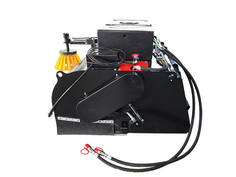 72" Skid Steer Box Broom Sweeper with 200L Water Spray System – Dust Control Sweeper Attachment 72MP1140 - with | Sold by Uncle Wiener's Wholesale