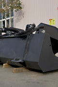 72” Skid Steer Grapple Bucket for Wood Heavy - Duty Hydraulic Attachment SU752825 - with | Sold by Uncle Wiener's Wholesale