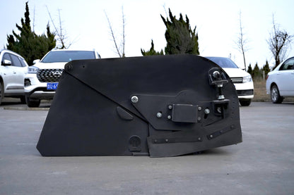 72" Skid Steer Hydraulic Sweeper Broom – High - Flow Debris Removal Attachment - Skid Steer Attachments with Skid Steer Sweeper Bucket 72" | Sold by Uncle Wiener's Wholesale