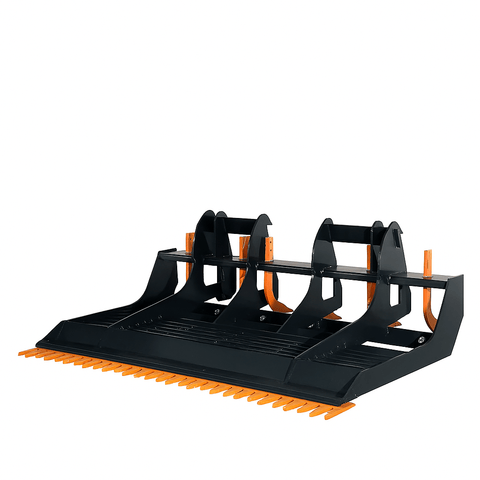 72" Skid Steer Land Plane – Heavy - Duty Grading Tool with 6 Rippers | UWSLP72 - with | Sold by Uncle Wiener's Wholesale