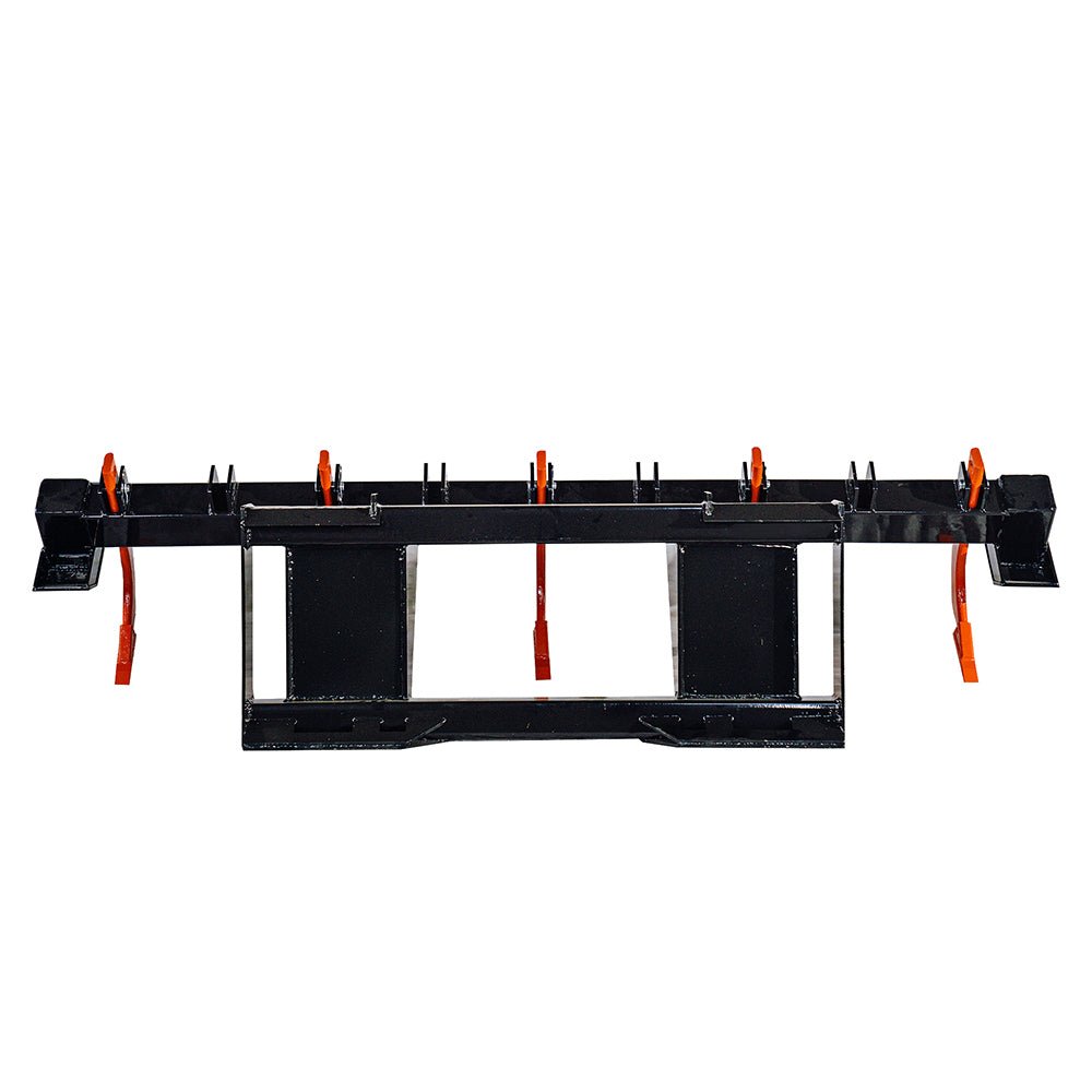 72" Skid Steer Land Ripper & Rake Comb – Adjustable Depth Scarifier | UWSLR72 - with | Sold by Uncle Wiener's Wholesale