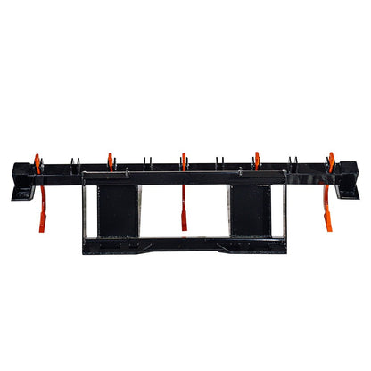 72" Skid Steer Land Ripper & Rake Comb – Adjustable Depth Scarifier | UWSLR72 - with | Sold by Uncle Wiener's Wholesale