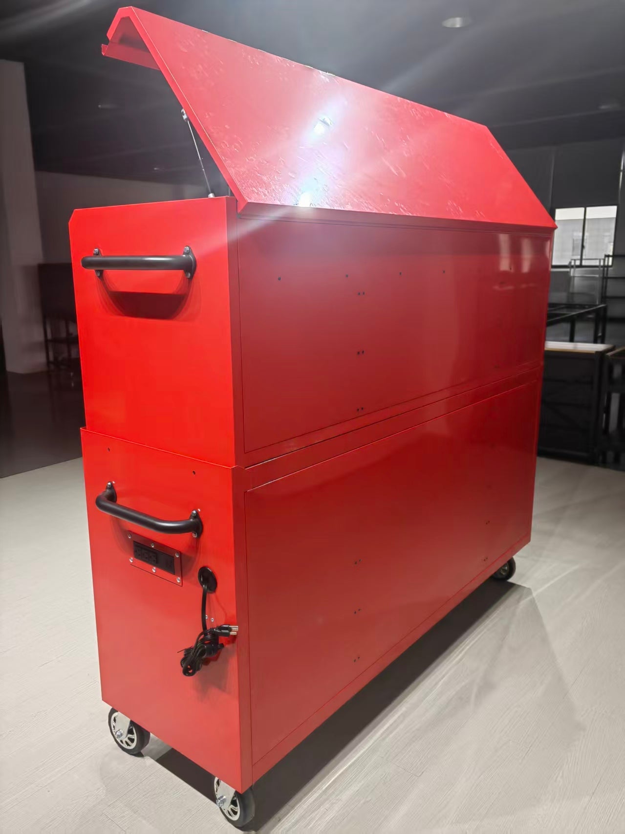 72″ Tool Bench Rolling Cabinet 26 - Drawer with Power Strip Heavy - Duty Steel - with Red | Sold by Uncle Wiener's Wholesale