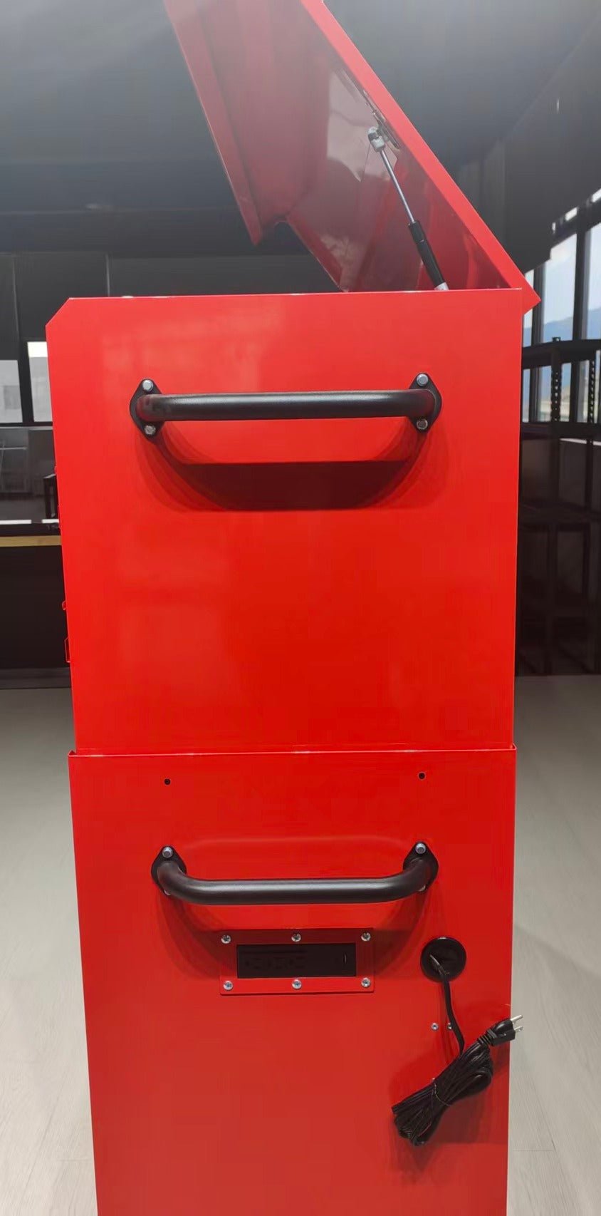 72″ Tool Bench Rolling Cabinet 26 - Drawer with Power Strip Heavy - Duty Steel - with Red | Sold by Uncle Wiener's Wholesale