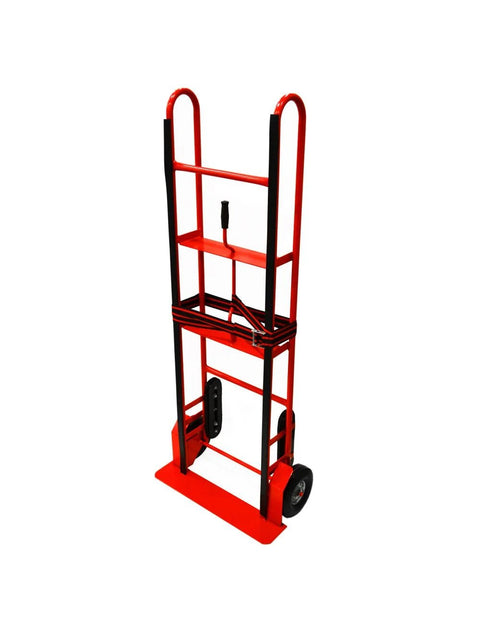750 lb Appliance Hand Truck Dolly – 2 - Wheel Steel Moving Cart with Strap, 7.5" Rubber Wheels – SKU 2893484 - with | Sold by Uncle Wiener's Wholesale
