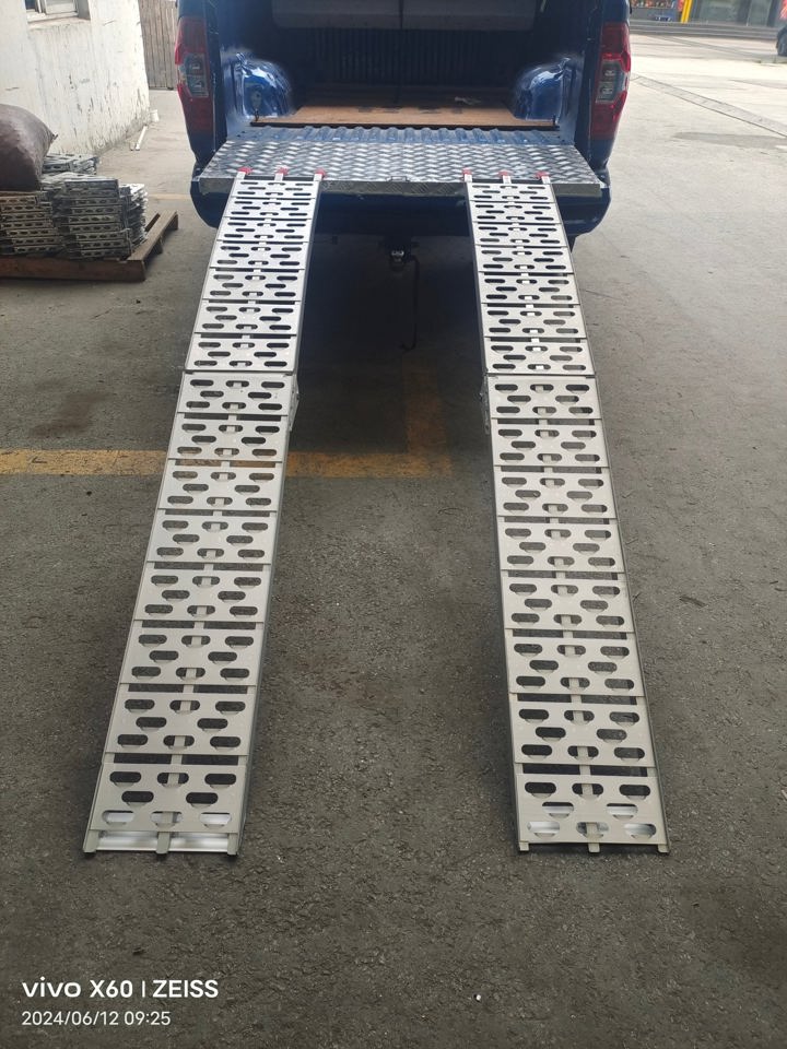 750 lbs Aluminum ATV Loading Ramp – 7 FT Heavy - Duty Foldable | 1123AR - with Pair Ramps | Sold by Uncle Wiener's Wholesale