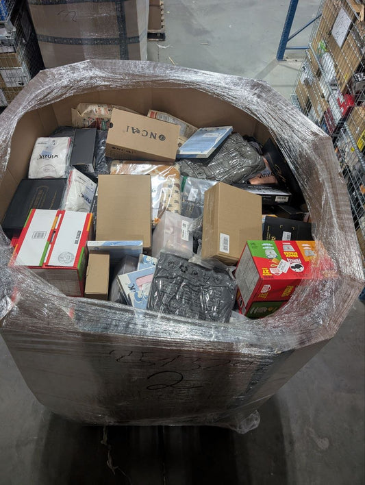 7FT “Virgin” Amazon Gaylord Pallet – Untouched Unmanifested Mystery Pallet - Liquidation Pallet with Pallet 2 | Sold by Uncle Wiener's Wholesale