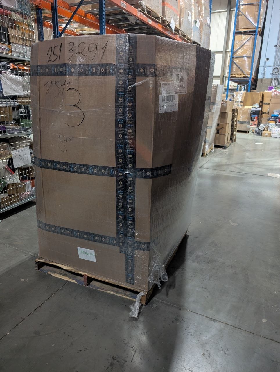 7FT “Virgin” Amazon Gaylord Pallet – Untouched Unmanifested Mystery Pallet - Liquidation Pallet with Pallet 6 | Sold by Uncle Wiener's Wholesale