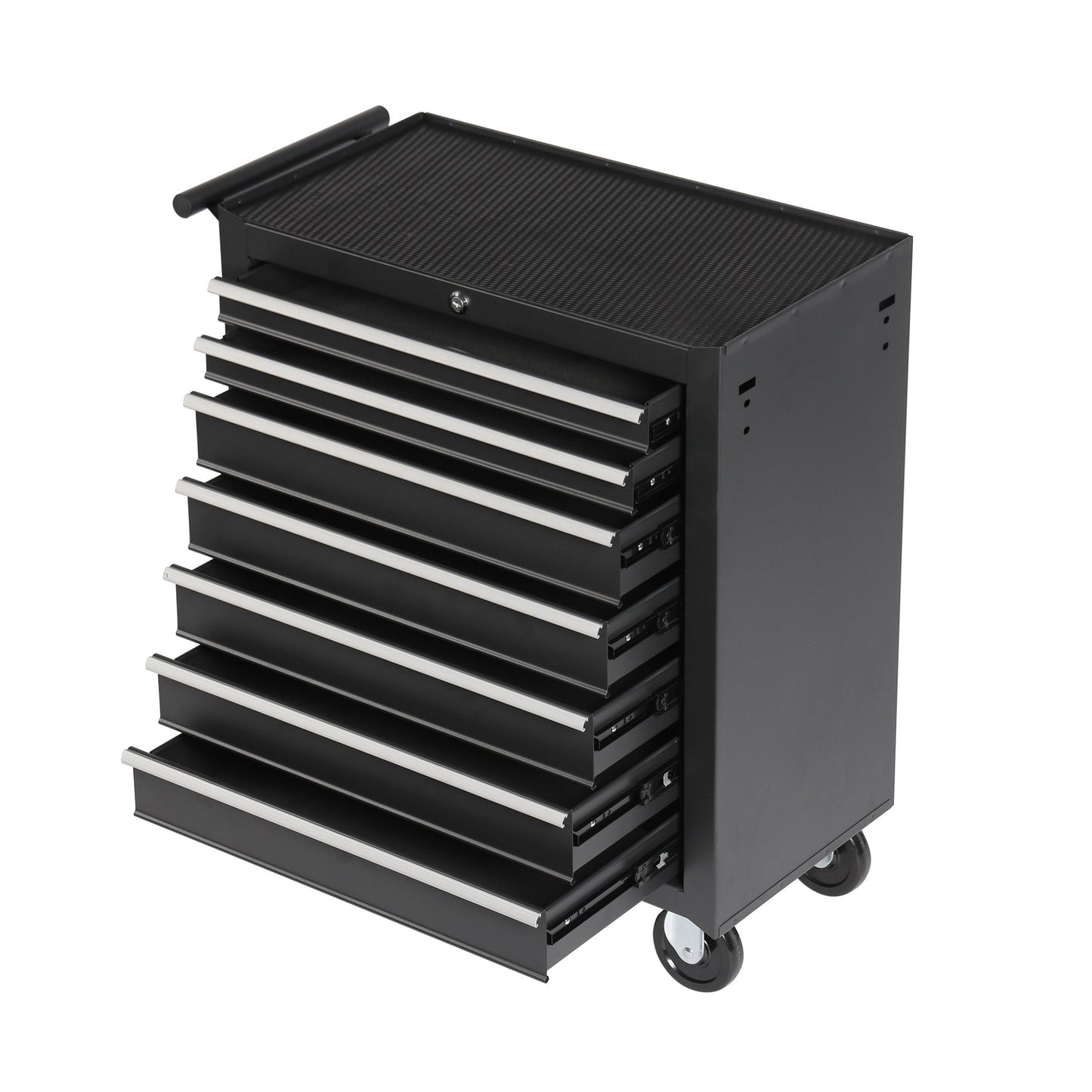8 Drawer Garage Tool Cabinet Heavy Duty Steel Rolling Storage with Casters 31307 - with Orange | Sold by Uncle Wiener's Wholesale