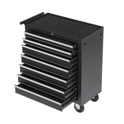 8 Drawer Garage Tool Cabinet Heavy Duty Steel Rolling Storage with Casters 31307 - with Orange | Sold by Uncle Wiener's Wholesale