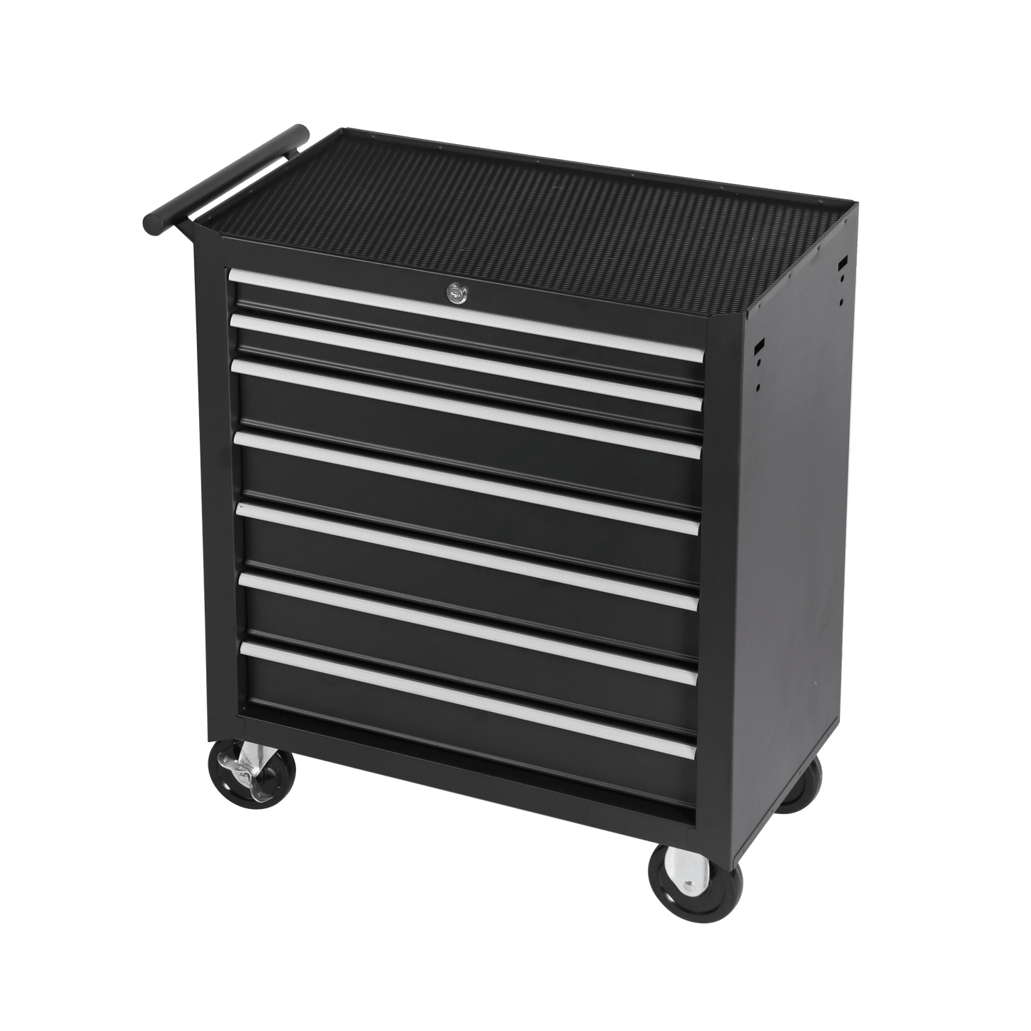 8 Drawer Garage Tool Cabinet Heavy Duty Steel Rolling Storage with Casters 31307 - with Black | Sold by Uncle Wiener's Wholesale