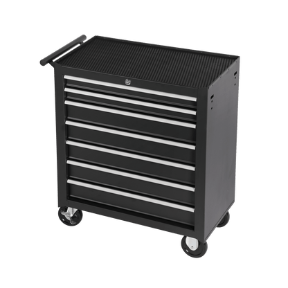 8 Drawer Garage Tool Cabinet Heavy Duty Steel Rolling Storage with Casters 31307 - with Black | Sold by Uncle Wiener's Wholesale