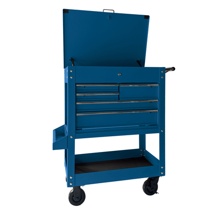 8 Drawer Heavy Duty Rolling Tool Cabinet Steel Garage Storage with Ball Bearing Slides - with Blue | Sold by Uncle Wiener's Wholesale