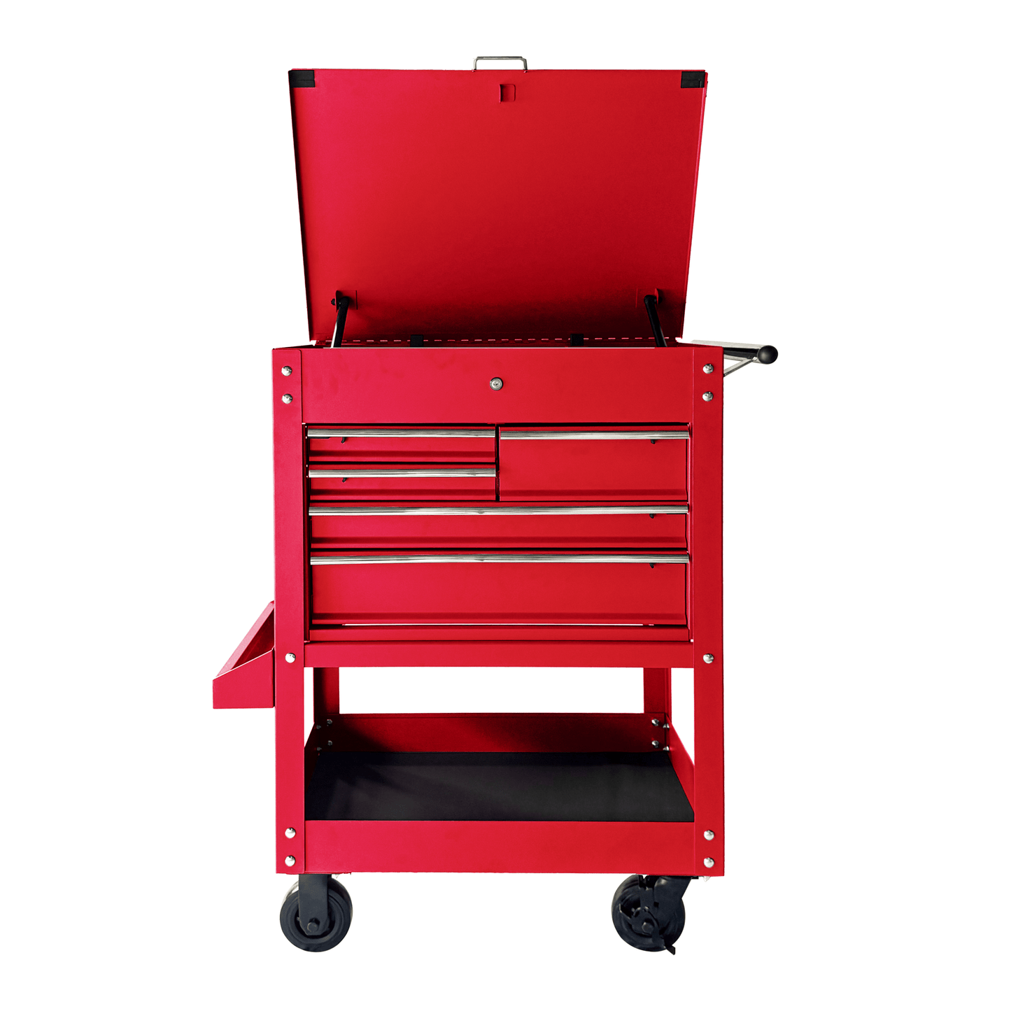 8 Drawer Heavy Duty Rolling Tool Cabinet Steel Garage Storage with Ball Bearing Slides - with Red | Sold by Uncle Wiener's Wholesale