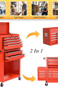 8 - Drawer Rolling Tool Chest – Heavy - Duty Metal Storage Cabinet | 203220 - with | Sold by Uncle Wiener's Wholesale