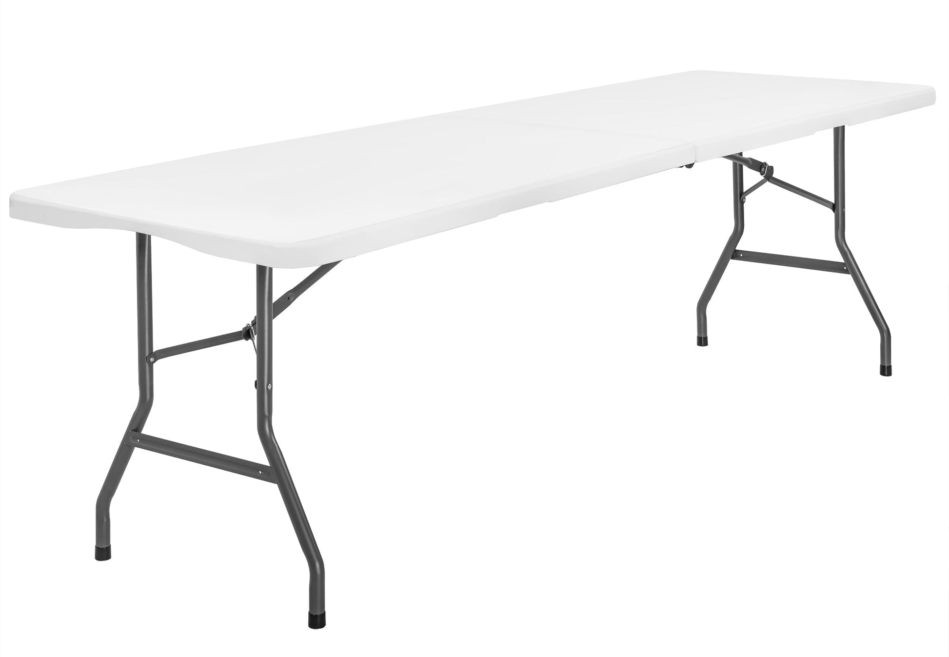 8 - Foot Folding Utility Table Portable Plastic Event Table Heavy - Duty AMCPT2474 - with | Sold by Uncle Wiener's Wholesale