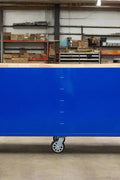 8FT Fatboy industrial tool bench with drawers and USB ports
Heavy-duty 24-drawer tool bench with stainless steel finish
Workshop organization tool bench with hardwood top
Mobile workbench with caster wheels and lockable drawers