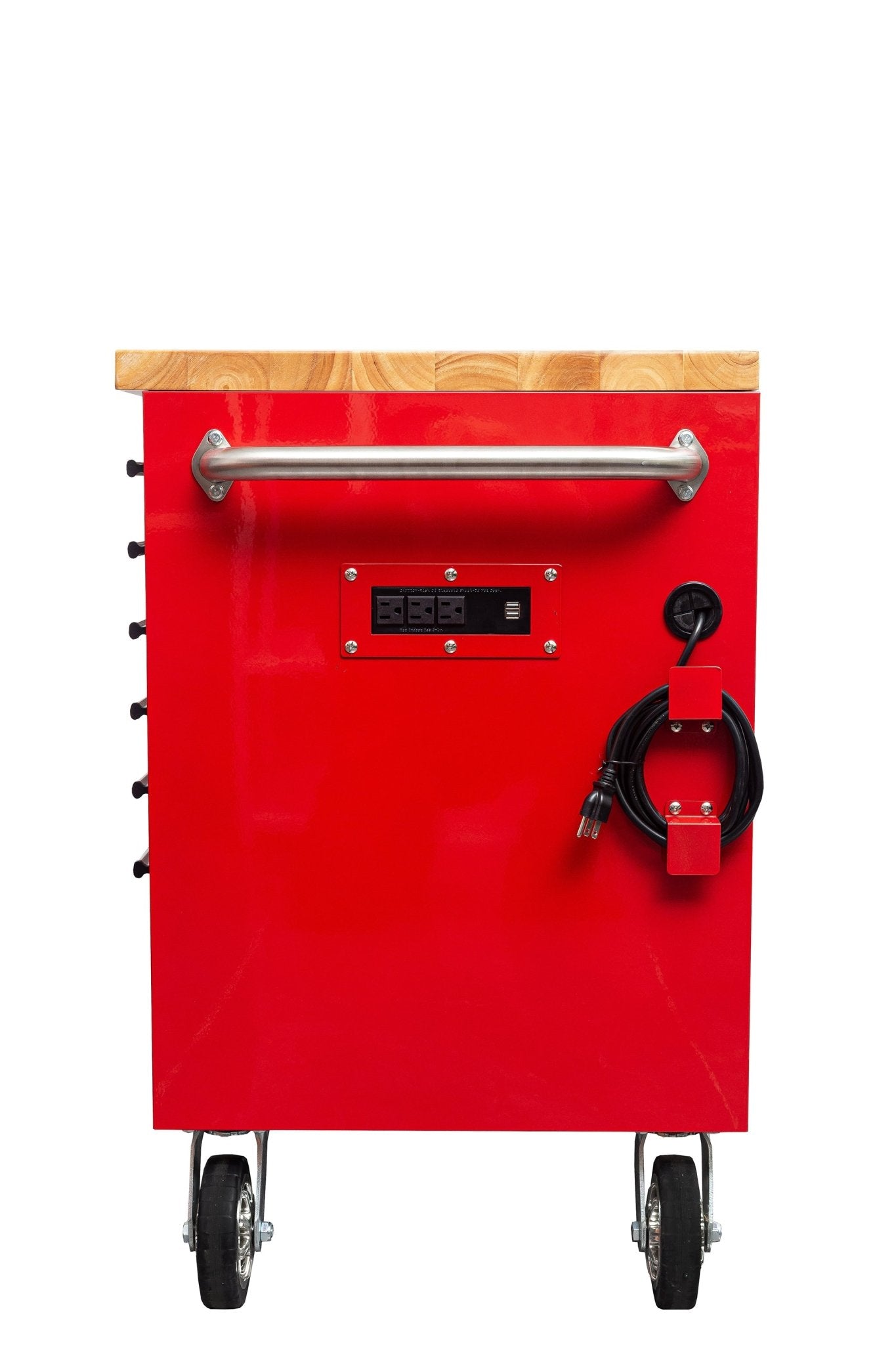 8 FT Fatboy 24 - Drawer Heavy - Duty Workbench with Power Outlets & USB Charging – Industrial Tool Bench for Garage & Workshop Organization | - with Yellow | Sold by Uncle Wiener's Wholesale