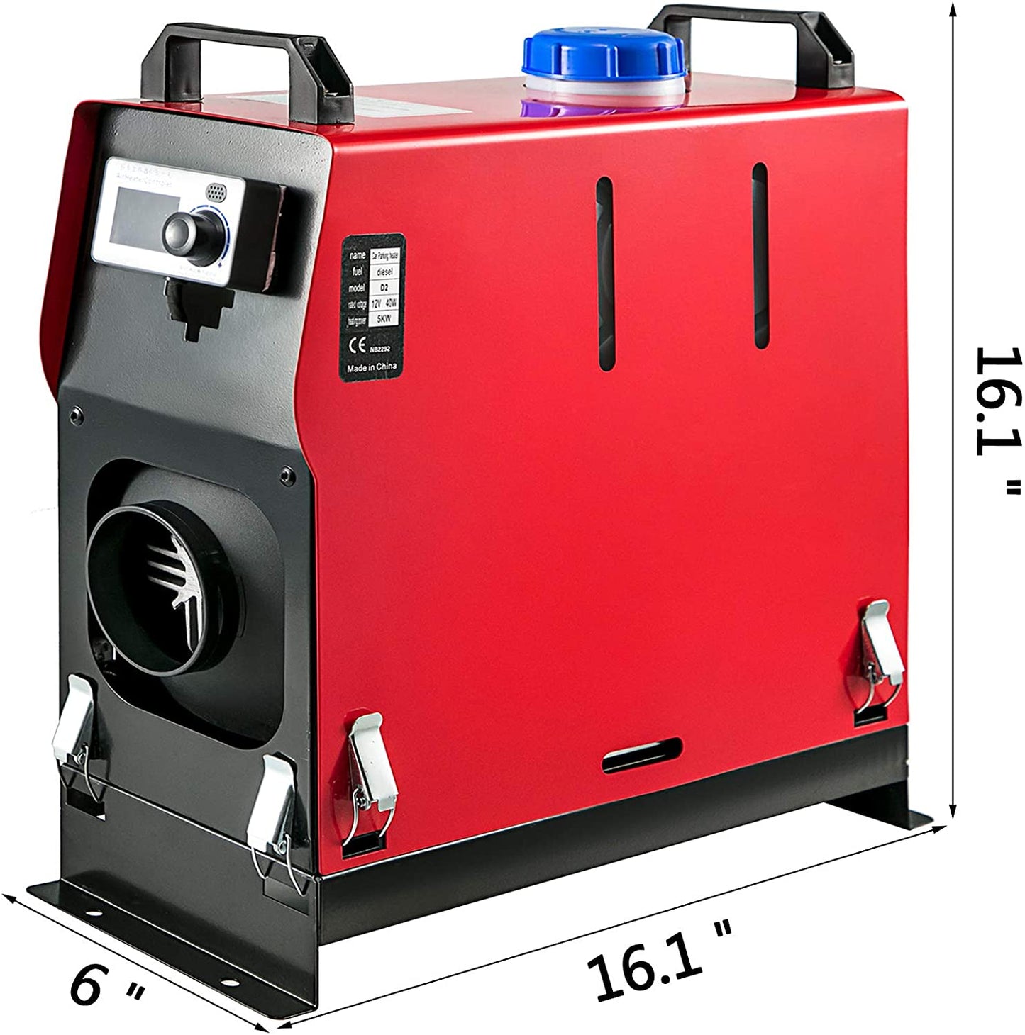 8 KW DIESEL AIR HEATER & REMOTE 12V 504423 - with | Sold by Uncle Wiener's Wholesale
