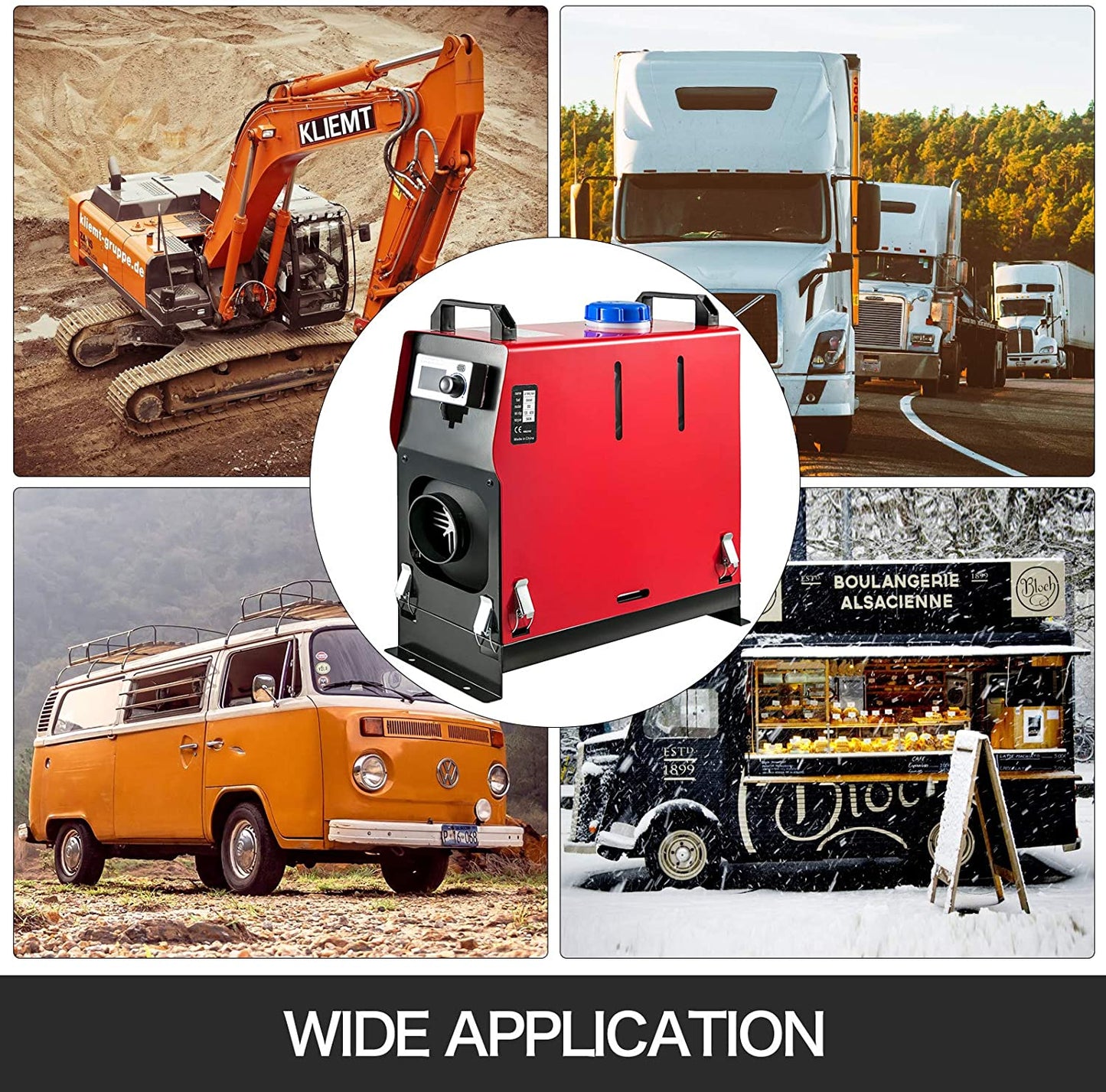 8 KW DIESEL AIR HEATER & REMOTE 12V 504423 - with | Sold by Uncle Wiener's Wholesale