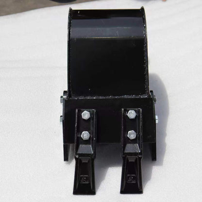 8" Mini Skid Steer Narrow Tooth Bucket Attachment for Trenching, Digging & Tight Access Work MB200T - with | Sold by Uncle Wiener's Wholesale