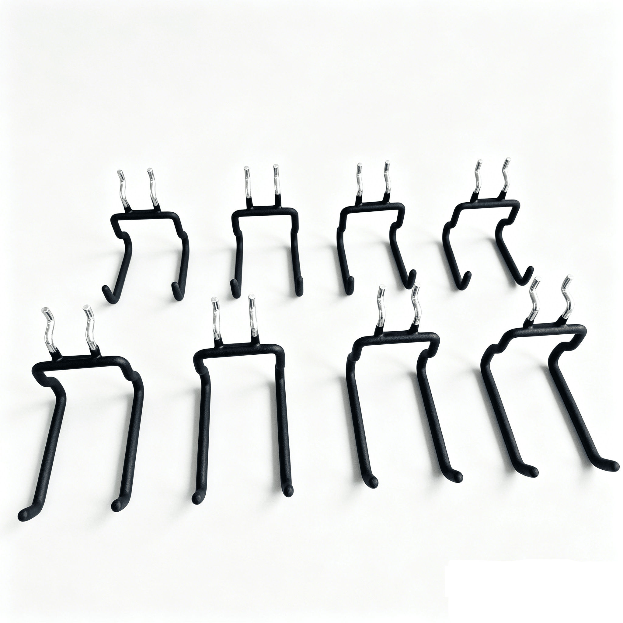 8 - Pack Pegboard Utility Hooks Heavy Duty Tool Hangers Garage Organizer PPH087 - with | Sold by Uncle Wiener's Wholesale