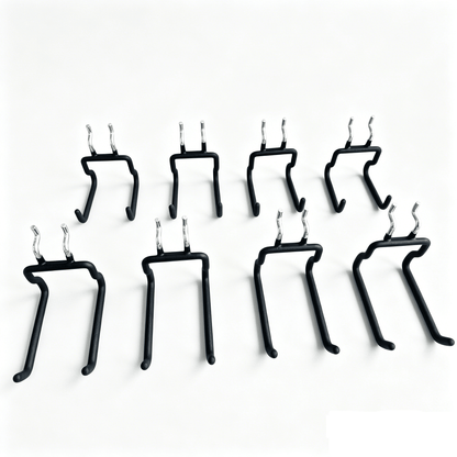 8 - Pack Pegboard Utility Hooks Heavy Duty Tool Hangers Garage Organizer PPH087 - with | Sold by Uncle Wiener's Wholesale