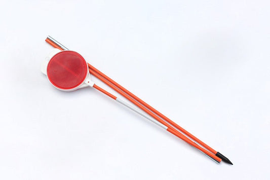 8 PCS Fiberglass Snow Stakes 5/16" x 48" Orange with 13cm Reflective Tape – Driveway Markers FSS001 - with | Sold by Uncle Wiener's Wholesale