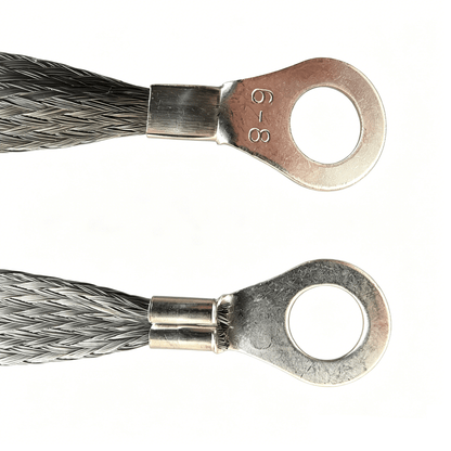 8-Piece Braided Copper Car Ground Strap Set Assorted Sizes CGS84 - with | Sold by Uncle Wiener's Wholesale