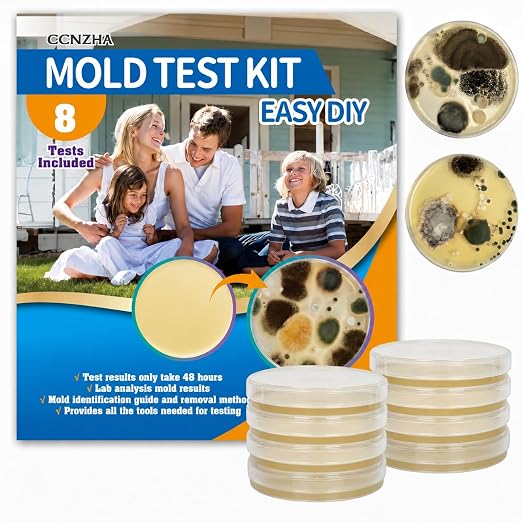 8-Test DIY Mold Test Kit for Home – Indoor Air, Surface & HVAC Mold Testing Kit with Identification Guide - General Equipment with | Sold by Uncle Wiener's Wholesale