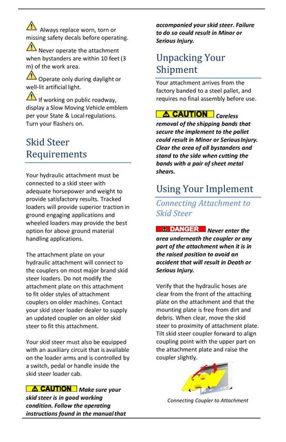 8" Tree Shear Attachment for Skid Steer Loaders – Universal Quick Attach Land Clearing Shear SU279484 - with | Sold by Uncle Wiener's Wholesale