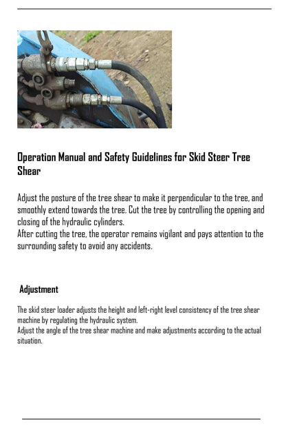 8" Tree Shear Attachment for Skid Steer Loaders – Universal Quick Attach Land Clearing Shear SU279484 - with | Sold by Uncle Wiener's Wholesale