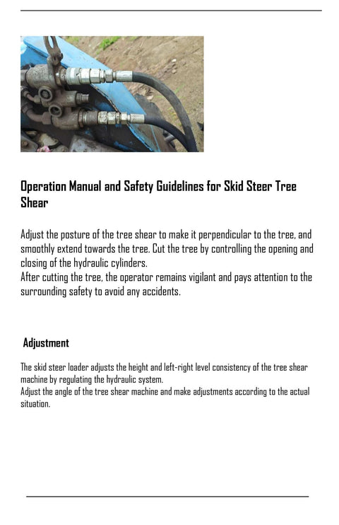 8" Tree Shear Attachment for Skid Steer Loaders – Universal Quick Attach Land Clearing Shear SU279484 - with | Sold by Uncle Wiener's Wholesale