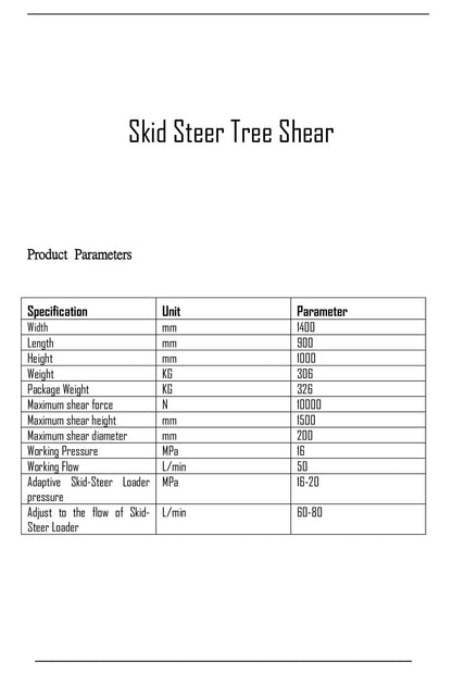 8" Tree Shear Attachment for Skid Steer Loaders – Universal Quick Attach Land Clearing Shear SU279484 - with | Sold by Uncle Wiener's Wholesale