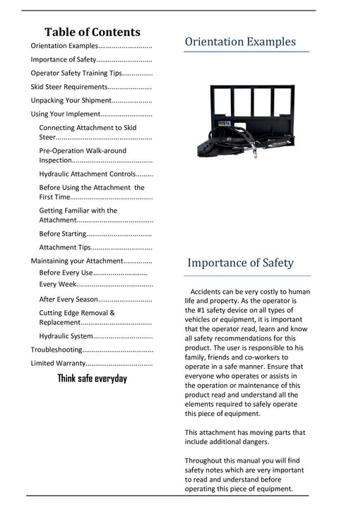 8" Tree Shear Attachment for Skid Steer Loaders – Universal Quick Attach Land Clearing Shear SU279484 - with | Sold by Uncle Wiener's Wholesale