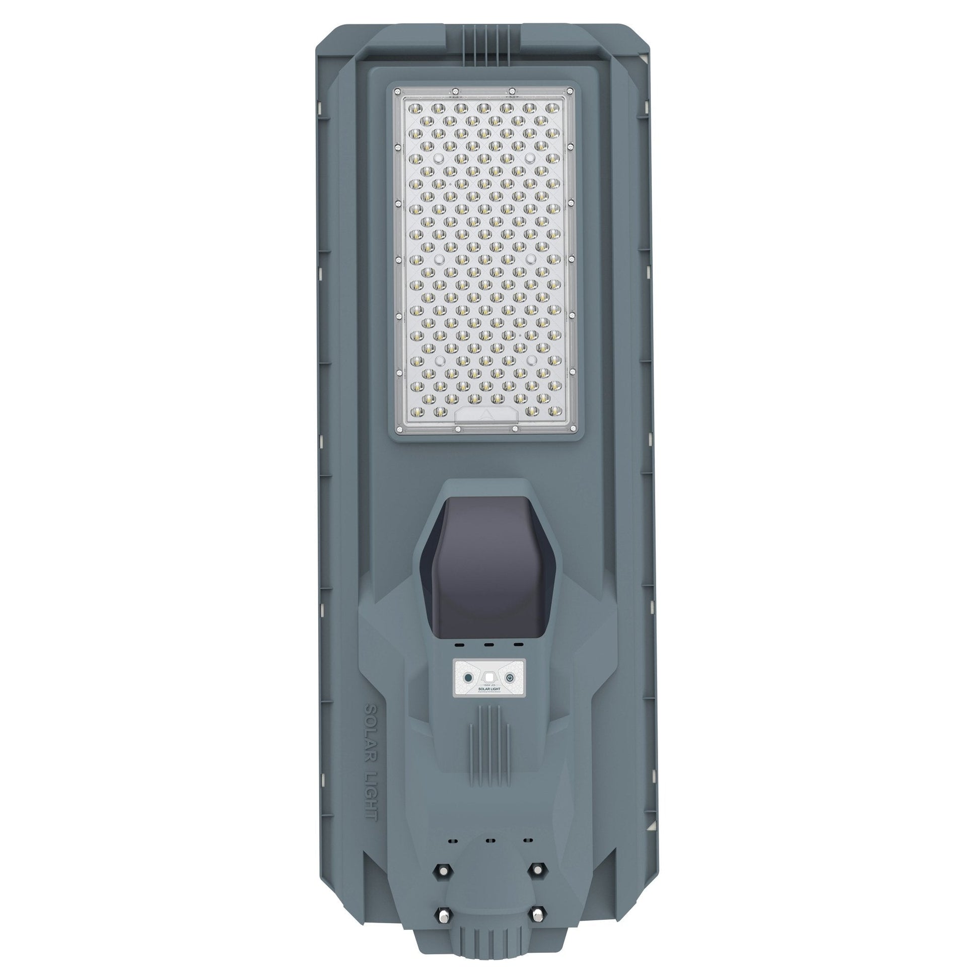 800W All - in - One Solar LED Street Light with Arm & Bracket – Motion Sensor, Remote, 3000 Lumens, IP65 Outdoor Light QYJM03800 - with | Sold by Uncle Wiener's Wholesale
