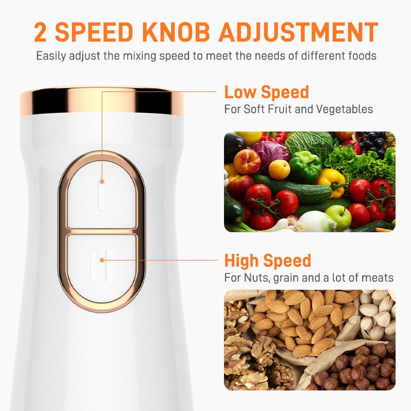 800W Variable Speed 4 - in - 1 Immersion Hand Blender Set – Powerful Stick Blender SM1546 - with | Sold by Uncle Wiener's Wholesale