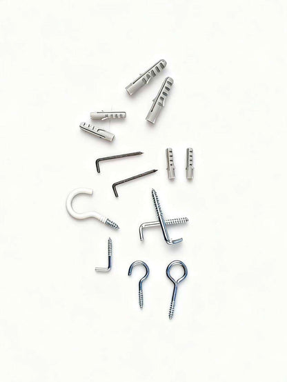81-Piece Yellow Case Hanging Hook, Screw Hook &amp; Wall Hardware Assortment Kit for Home and Garage HKS81 - with | Sold by Uncle Wiener's Wholesale