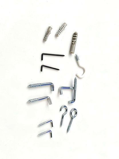 81-Piece Yellow Case Hanging Hook, Screw Hook &amp; Wall Hardware Assortment Kit for Home and Garage HKS81 - with | Sold by Uncle Wiener's Wholesale