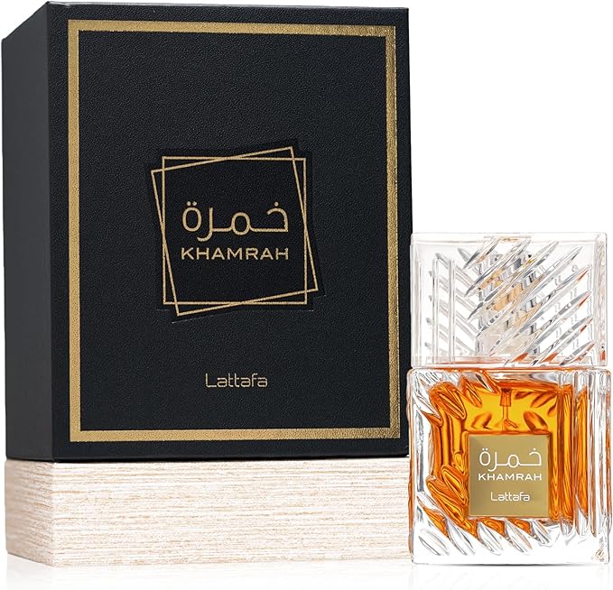 Lattafa Khamrah 100ml Eau de Parfum – Unisex Long Lasting Warm Spicy Vanilla Fragrance for Men & Women