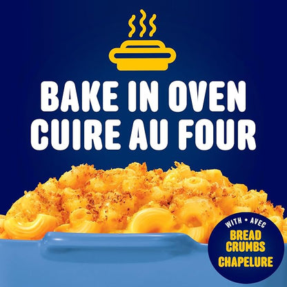 Kraft Deluxe Sharp Cheddar Macaroni & Cheese Dinner – Rich Cheese Sauce, 397g Boxes, Pack of 5