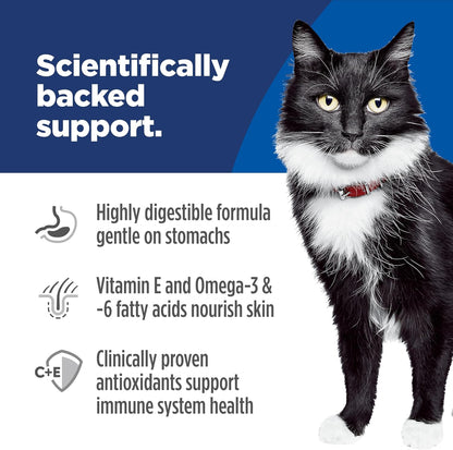 Hill’s Science Diet Sensitive Stomach & Skin Adult Dry Cat Food – Grain-Free Salmon & Yellow Peas, 5.9 kg