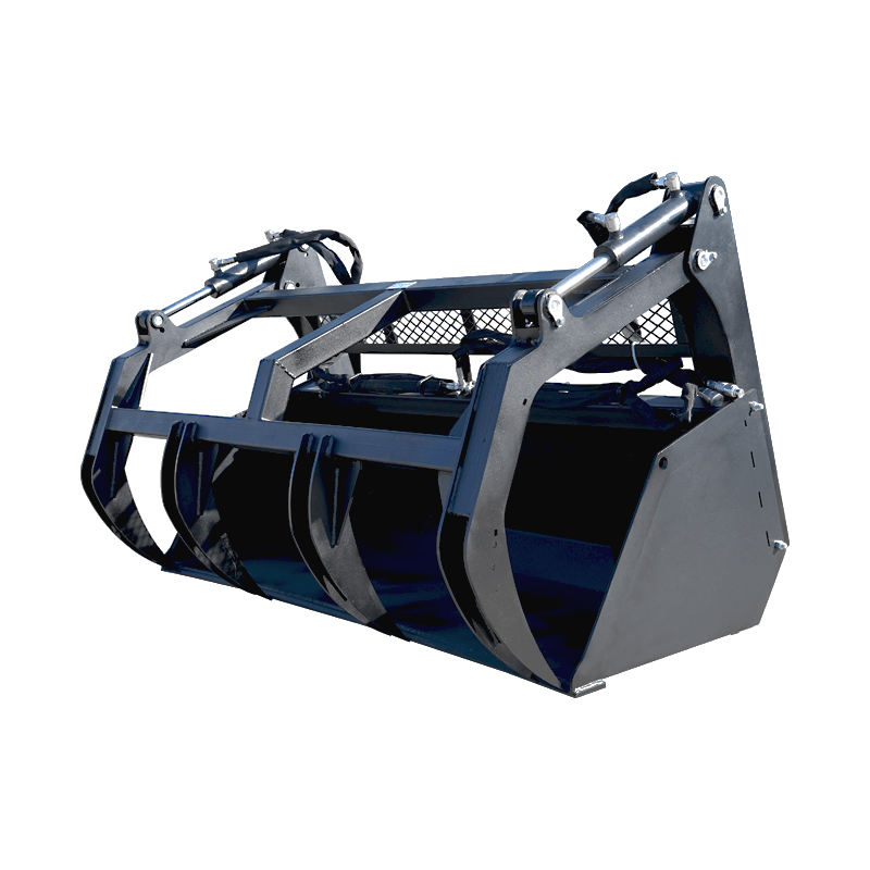 82" Skid Steer Silage Bale Grapple – Dual Cylinder, Quick Attach, Heavy - Duty Grapple Bucket - with | Sold by Uncle Wiener's Wholesale