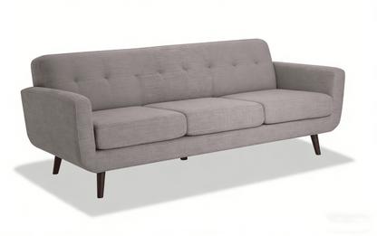 86" Mid Century Modern Sofa Couch Upholstered 3 Seater Living Room Couch Multi Color Options BOBT86GRY - with Gray | Sold by Uncle Wiener's Wholesale